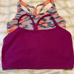 Women's Multicolor Sports Bra Set